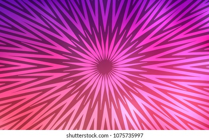Dark Purple, Pink vector template with repeated sticks. Glitter abstract illustration with colored sticks. Best design for your ad, poster, banner.