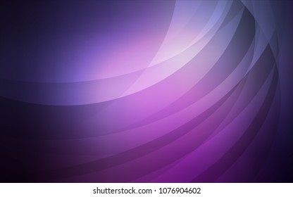 Dark Purple, Pink vector template with bubble shapes. Colorful abstract illustration with gradient lines. Brand-new design for your ads, poster, banner.