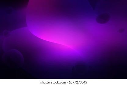 Dark Purple, Pink vector template with lines, ovals. Brand-new colored illustration in memphis style with gradient. A new texture for your  ad, booklets, leaflets.