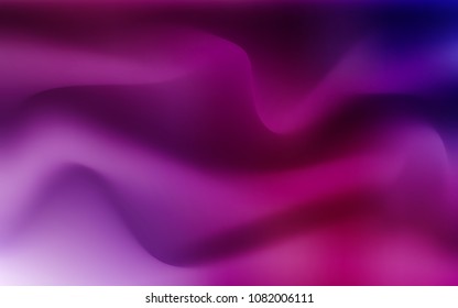 Dark Purple, Pink vector template with abstract circles. Modern gradient abstract illustration with bandy lines. Pattern for your business design.