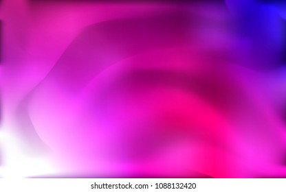 Dark Purple, Pink vector template with liquid shapes. An elegant bright illustration with gradient. The best blurred design for your business.