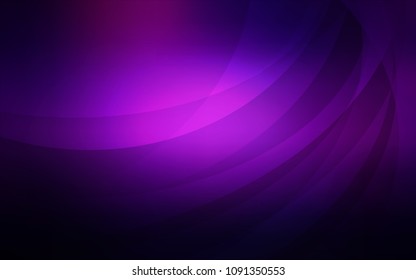 Dark Purple, Pink vector template with abstract circles. Shining illustration, which consist of blurred lines, circles. Marble style for your business design.