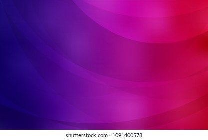 Dark Purple, Pink vector template with bent lines. A vague circumflex abstract illustration with gradient. The template for cell phone backgrounds.