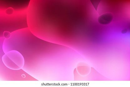 Dark Purple, Pink vector template with lava shapes. Shining crooked illustration in memphis style. A new texture for your  ad, booklets, leaflets.