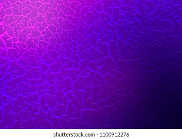 Dark Purple, Pink vector template with lava shapes. Brand new colored illustration in marble style with gradient. New composition for your brand book.