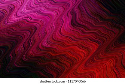 Dark Purple, Pink vector template with abstract lines. Geometric illustration in marble style with gradient.  Marble design for your web site.