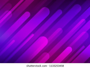 Dark Purple, Pink vector template with repeated sticks. Glitter abstract illustration with colored sticks. The pattern can be used for busines ad, booklets, leaflets
