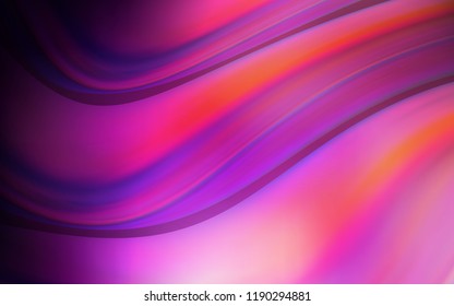 Dark Purple, Pink vector template with lava shapes. A vague circumflex abstract illustration with gradient. A completely new memphis design for your business.