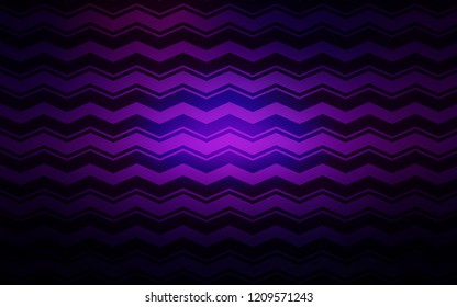 Dark Purple, Pink vector template with repeated sticks. Lines on blurred abstract background with gradient. Smart design for your business advert.