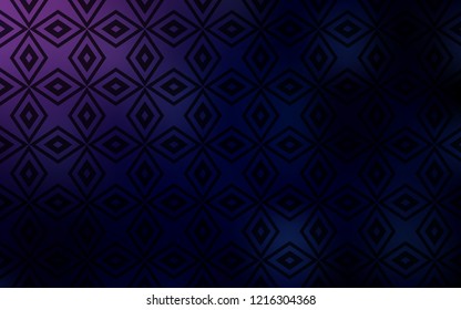Dark Purple, Pink vector template with crystals, rectangles. Modern abstract illustration with colorful rectangles. Pattern for commercials.