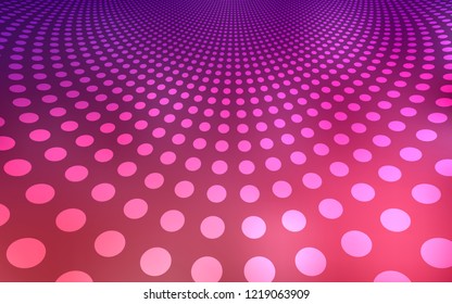 Dark Purple, Pink vector template with circles. Modern abstract illustration with colorful water drops. Pattern can be used for beautiful websites.