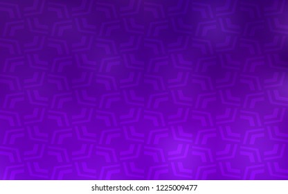 Dark Purple, Pink vector template with lines, ovals. Shining illustration, which consist of blurred lines, circles. New composition for your brand book.