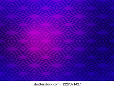 Dark Purple, Pink vector template with sticks, squares. Modern geometric abstract illustration with lines, squares. Best design for your ad, poster, banner.