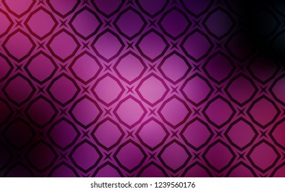 Dark Purple, Pink vector template with sky stars. Blurred decorative design in simple style with stars. Smart design for your business advert.