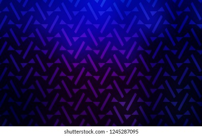 Dark Purple, Pink vector template with lines, triangles. Beautiful illustration with triangles in nature style. Pattern for booklets, leaflets