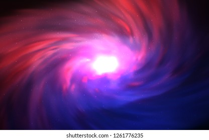 Dark Purple, Pink vector template with space stars. Shining illustration with sky stars on abstract template. Best design for your ad, poster, banner.