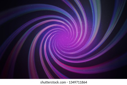 Dark Purple, Pink vector template with space stars. Shining colored illustration with bright astronomical stars. Pattern for astronomy websites.