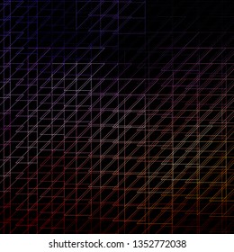 Dark Purple, Pink vector template with lines. Repeated lines on abstract background with gradient. Pattern for booklets, leaflets.