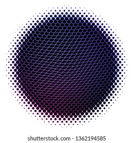 Dark Purple, Pink vector template with circles. Abstract decorative design in gradient style with bubbles. Pattern for websites, landing pages.