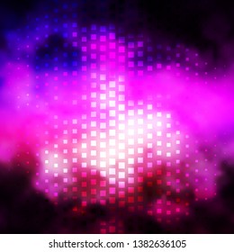 Dark Purple, Pink vector template with rectangles. Colorful illustration with gradient rectangles and squares. Pattern for websites, landing pages.