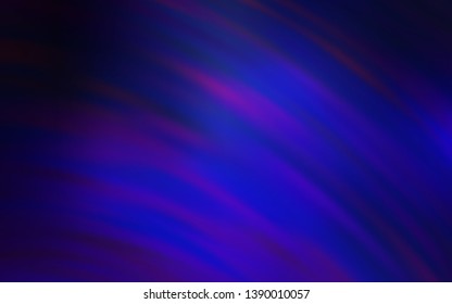 Dark Purple, Pink vector template with bent lines. Brand new colorful illustration in simple style. A completely new template for your design.