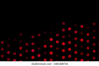 Dark Purple, Pink vector template with circles. Modern abstract illustration with colorful water drops. Design for business adverts.