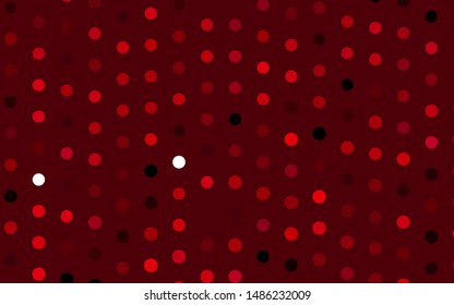 Dark Purple, Pink vector template with circles. Modern abstract illustration with colorful water drops. Design for business adverts.