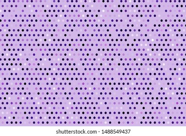 Dark Purple, Pink vector template with circles. Beautiful colored illustration with blurred circles in nature style. Pattern for beautiful websites.