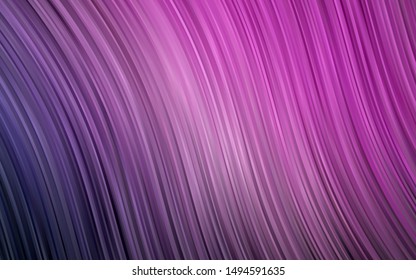 Dark Purple, Pink vector template with lava shapes. Brand new colored illustration in marble style with gradient. New composition for your brand book.