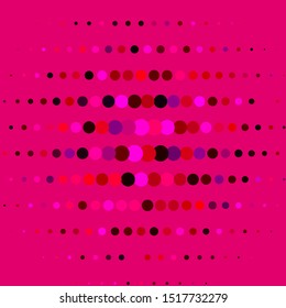Dark Purple, Pink vector template with circles. Modern abstract illustration with colorful circle shapes. New template for your brand book.