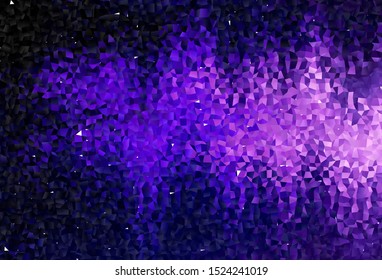 Dark Purple, Pink vector template with rhombus. Rectangles on abstract background with colorful gradient. Pattern for busines ad, booklets, leaflets