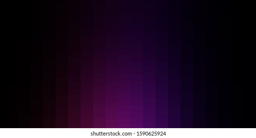 Dark Purple, Pink vector template in rectangles. Colorful illustration with gradient rectangles and squares. Modern template for your landing page.