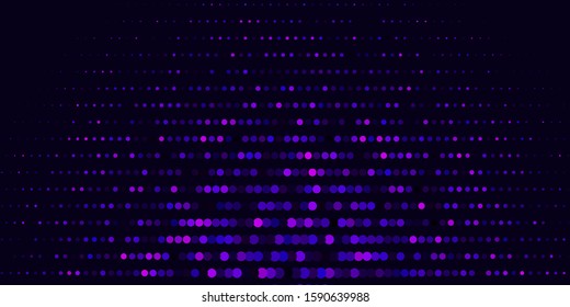 Dark Purple, Pink vector template with circles. Modern abstract illustration with colorful circle shapes. New template for a brand book.