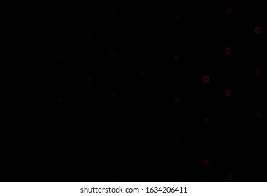 Dark Purple, Pink vector template with esoteric signs. Colorful vintage illustration with gradient alchemy shapes. Design for magic, spiritual events.