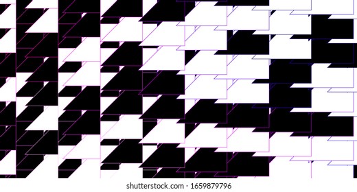 Planta vectorial color púrpura oscuro y rosa con líneas. Líneas repetidas en fondo abstracto con degradado. Mejor diseño para afiches, banners.