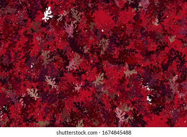 Dark Purple, Pink vector template with chaotic shapes. Modern abstract illustration with colorful random forms. Simple design for your web site.