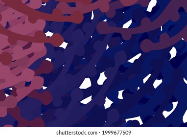 Plantilla vector rosa morado oscuro con formas caóticas. Coloridas formas caóticas con gradiente de estilo moderno. Mejor diseño inteligente para su negocio.