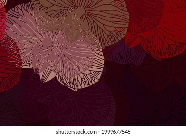 Dunkelviolett, rosafarbene Vektorvorlage mit chaotischen Formen. Farbige chaotische Formen mit Farbverlauf im modernen Stil. Elegantes Design für Bildschirmhintergründe.