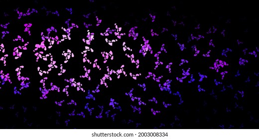 Plantilla vector púrpura oscura, rosa con formas abstractas. Ilustración colorida con formas de gradiente simples. Ilustración simple para su sitio web.