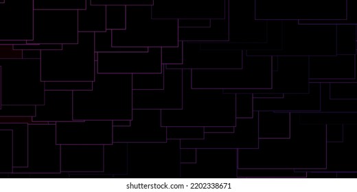 Dark Purple, Pink vector template with rectangles. Abstract gradient illustration with colorful rectangles. Pattern for busines booklets, leaflets