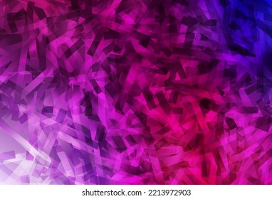 Dunkelviolett, rosafarbene Vektorvorlage mit wiederholten Sticks. Farbige leuchtende Illustration mit Linien auf abstrakter Vorlage. Muster für Ihre Business-Websites.