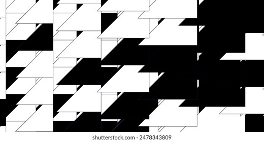 Dark Purple, Pink vector template with lines. Colorful gradient illustration with abstract flat lines. Pattern for websites, landing pages.