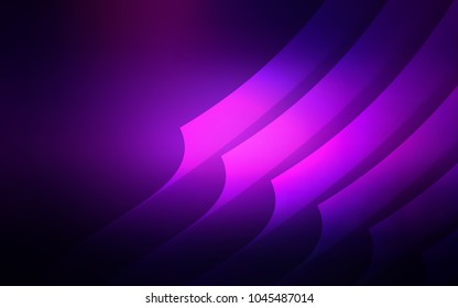 Dark Purple, Pink vector texture with colored lines. Decorative shining illustration with lines on abstract template. Pattern for your busines websites.