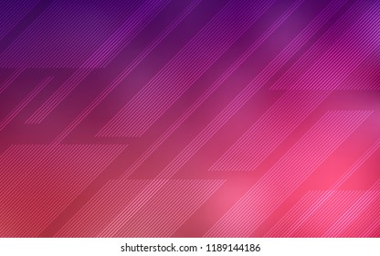 Dark Purple, Pink vector texture with colored lines. Modern geometrical abstract illustration with Lines. Best design for your ad, poster, banner.