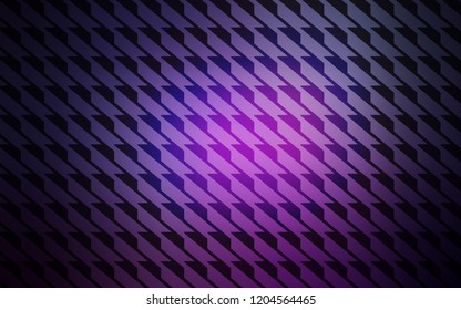 Dark Purple, Pink vector texture with colored lines. Colorful shining illustration with lines on abstract template. Smart design for your business advert.