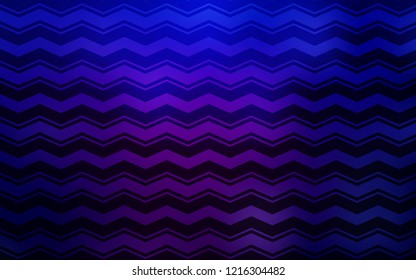 Dark Purple, Pink vector texture with colored lines. Modern geometrical abstract illustration with Lines. Smart design for your business advert.