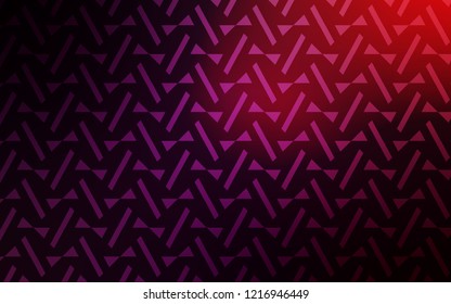 Dark Purple, Pink vector texture with triangular style. Glitter abstract illustration with triangular shapes. Pattern for websites.