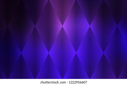 Dark Purple, Pink vector texture in rectangular style. Illustration with set of colorful rectangles. Best design for your ad, poster, banner.