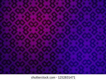 Dark Purple, Pink vector texture in rectangular style. Decorative design in abstract style with rectangles. The template can be used as a background.