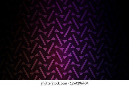 Dark Purple, Pink vector texture with triangular style. Beautiful illustration with triangles in nature style. Smart design for your adverts.